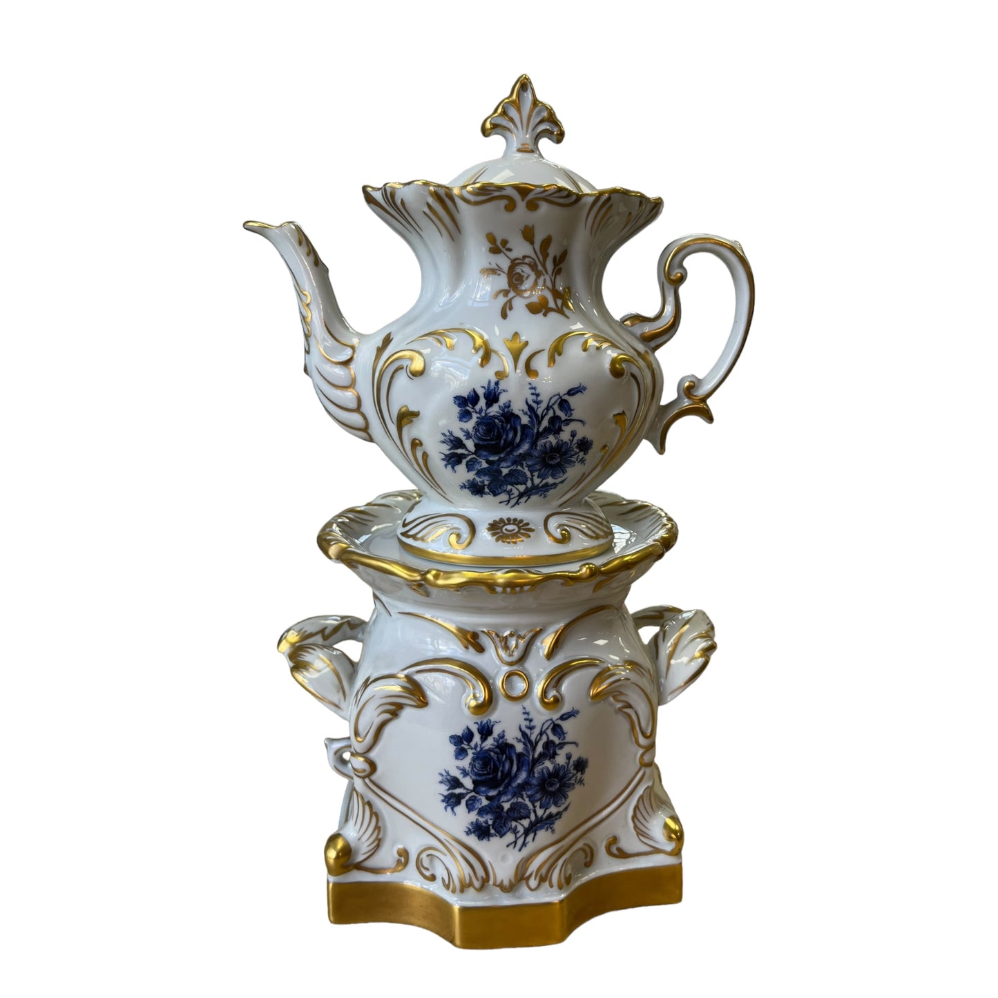 Tisaniere en porcelaine de Limoges XXe siècle