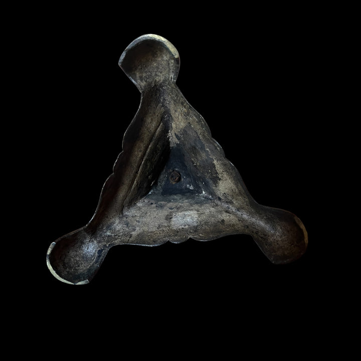 Paire de pique-cierge d’église haute époque 43 cm