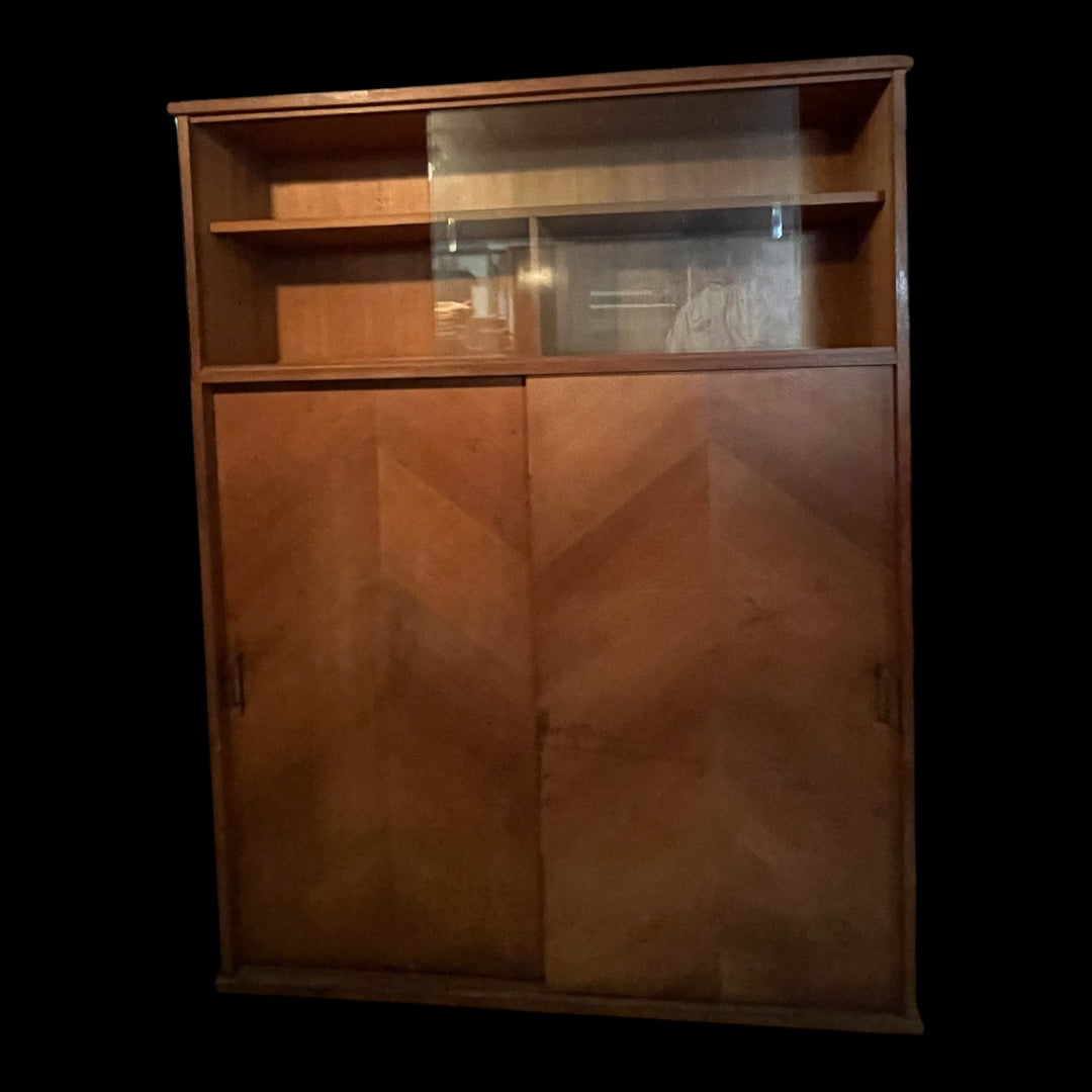 Buffet vitrine parisien vintage MARCEL SCHWIRTZ 30 cm de large