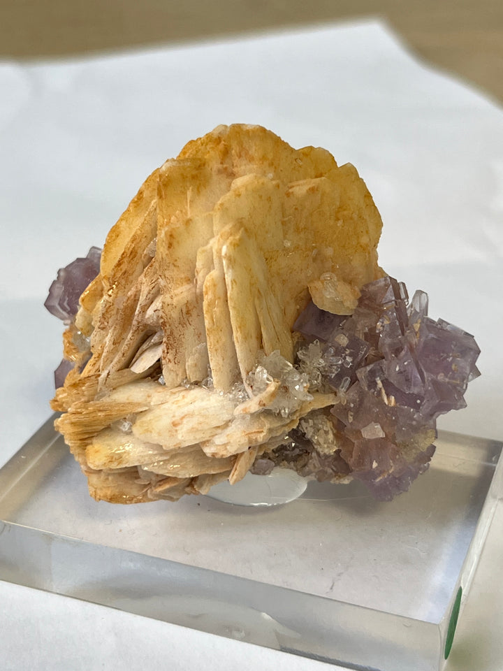 Fluorite and barite quartz Spain FLS43