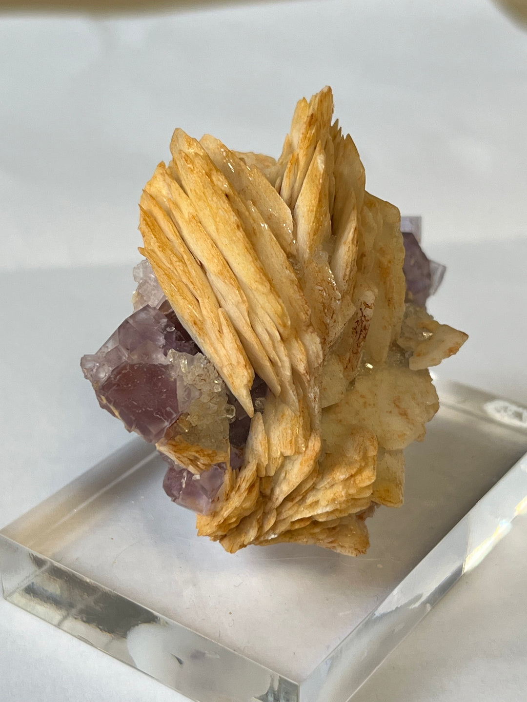 Fluorite and barite quartz Spain FLS43