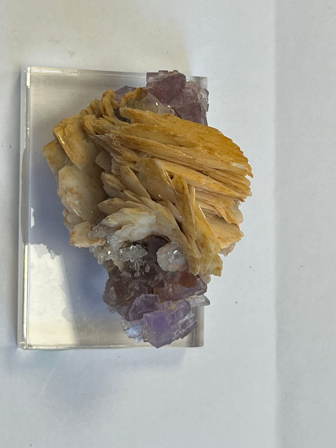 Fluorite and barite quartz Spain FLS43