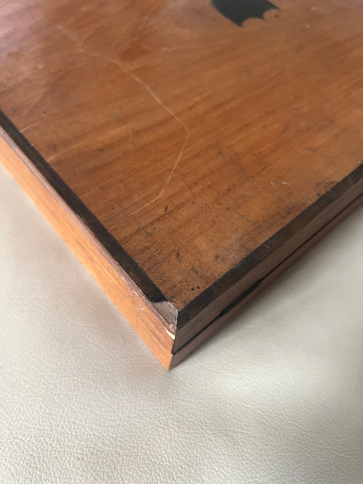 Rare coffret de jeu de Boston et Bog de la maison Alphonse Giroux Paris début XIXe (v. 1820-1840)