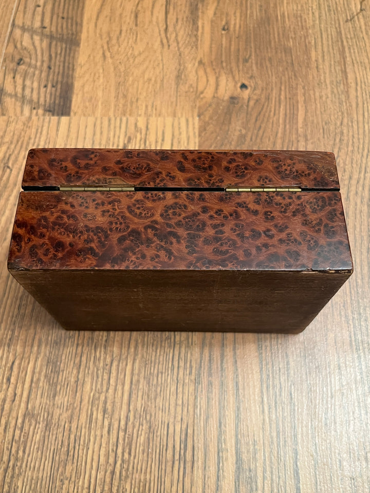 coffret à bijoux ou à couture Napoléon III marqueterie Boulle