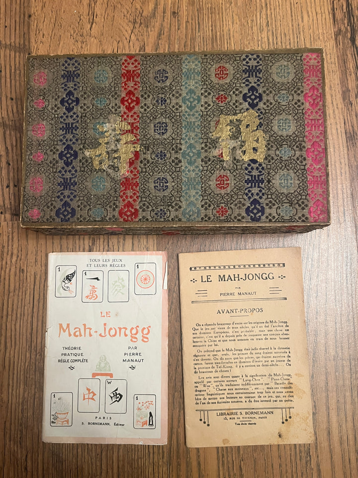 Jeu de Mah-Jongg Vintage en Bambou  (Années 1920)