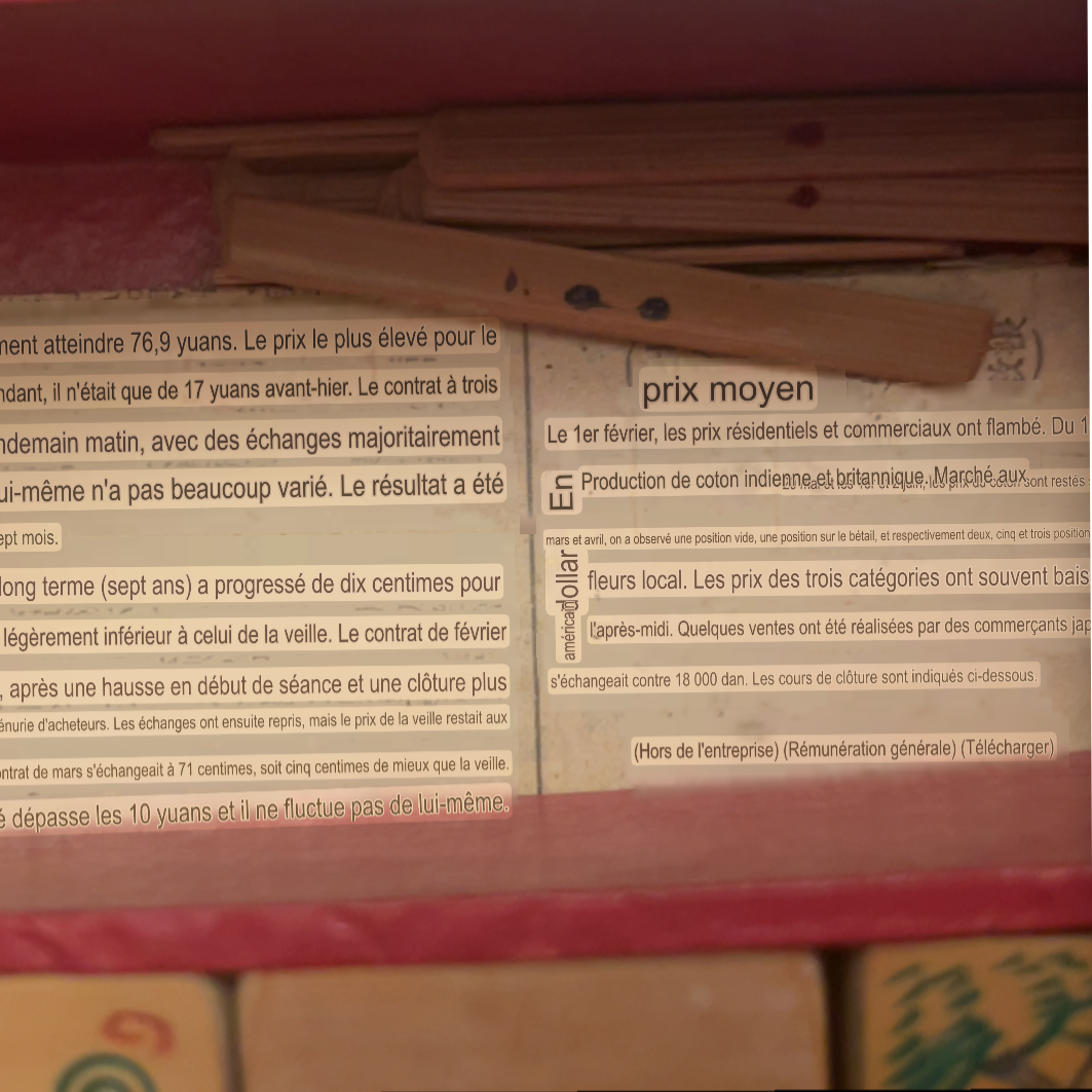 Jeu de Mah-Jongg Vintage en Bambou  (Années 1920)