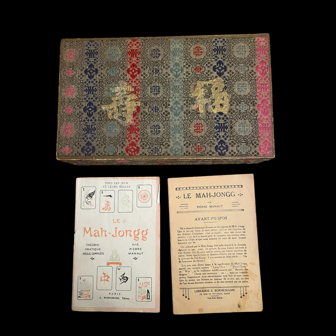 Jeu de Mah-Jongg Vintage en Bambou  (Années 1920)