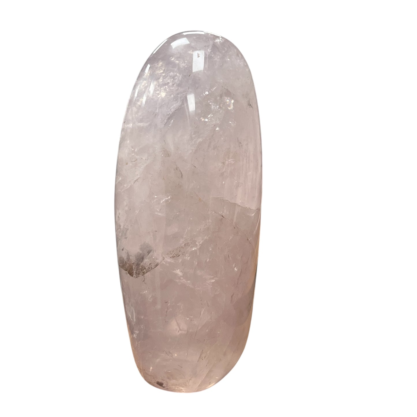 Quartz rose poli Madagascar 1,09kg qtzr2