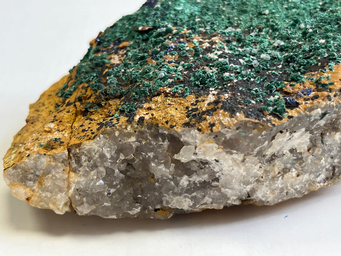 Malachite Azurite fluorite quartz Maroc DR89