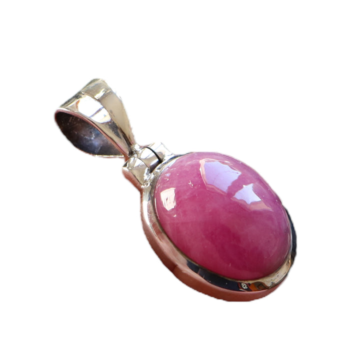 Pendentif en argent avec rubis PS050