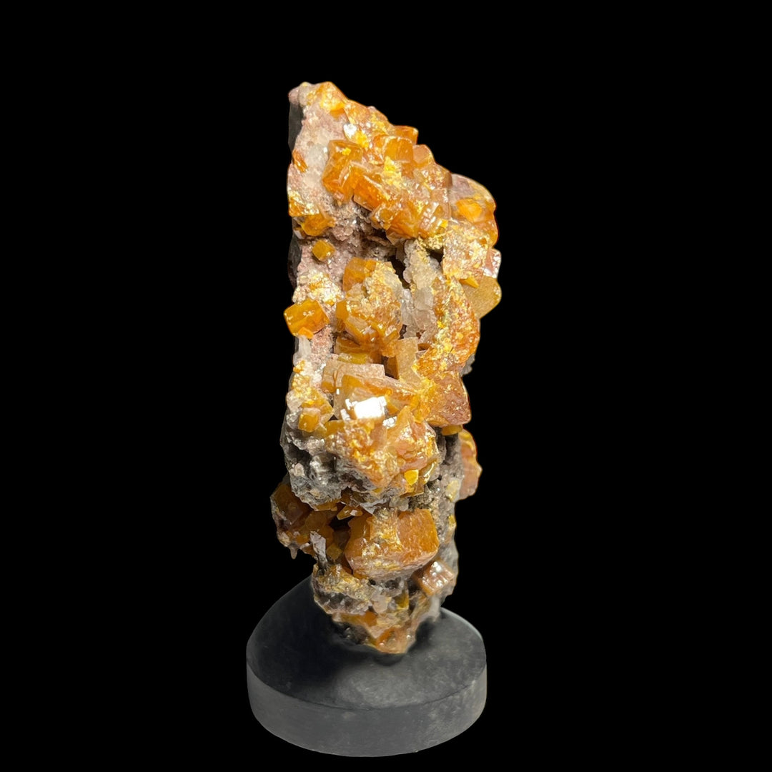 Wulfenite calcite Mexico C48