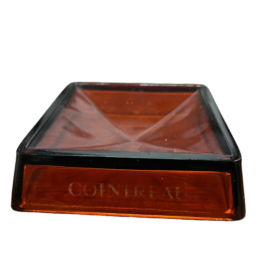 Vintage Cointreau glass ashtray