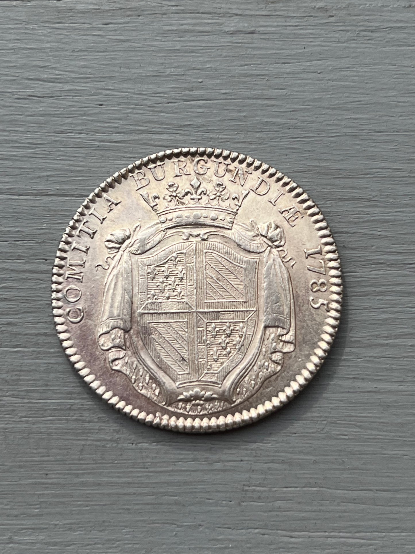 Silver token, BURGUNDY, LOUIS XVI, comitia burgundiae 1785