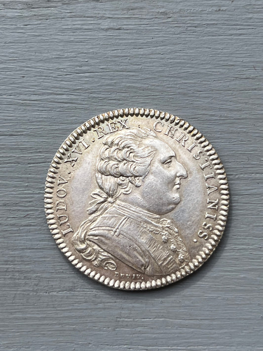 Silver Token, Burgund, Louis XVI, Comitia Burgundiae 1785