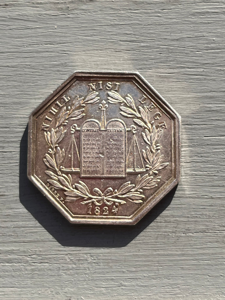 Silbertoken, Notar, Provins 1824