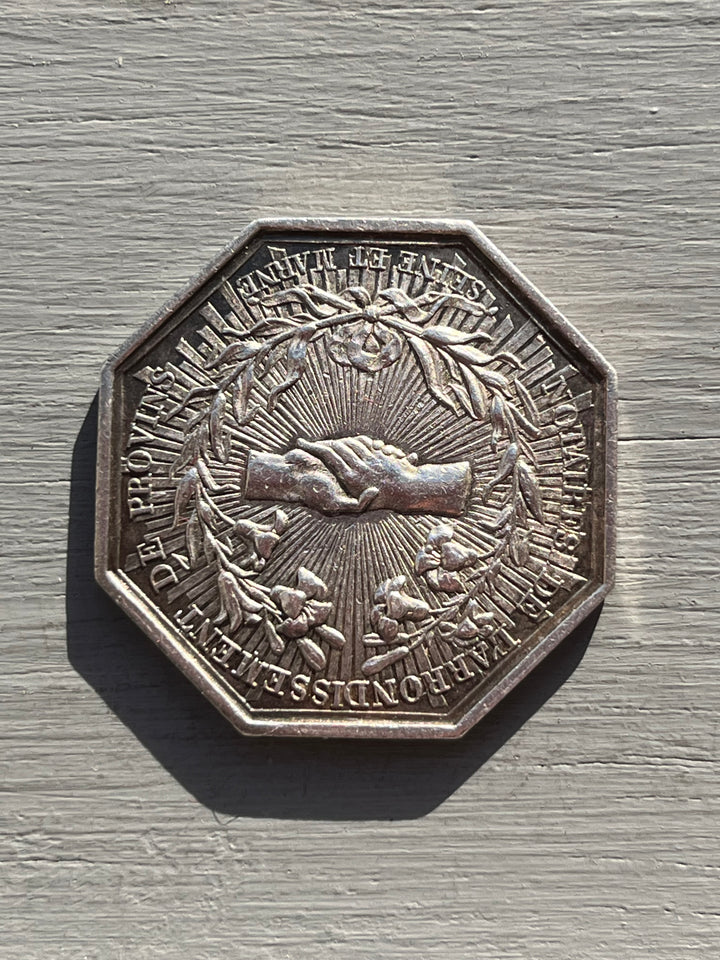 Silbertoken, Notar, Provins 1824