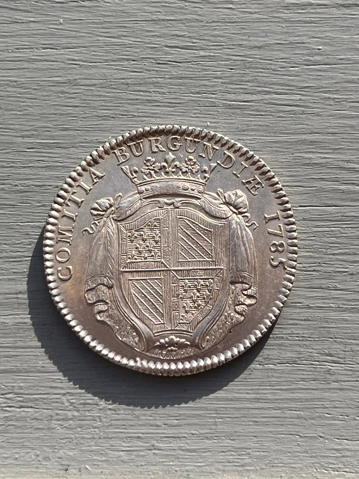 Silver token, BURGUNDY, LOUIS XVI, comitia burgundiae 1785