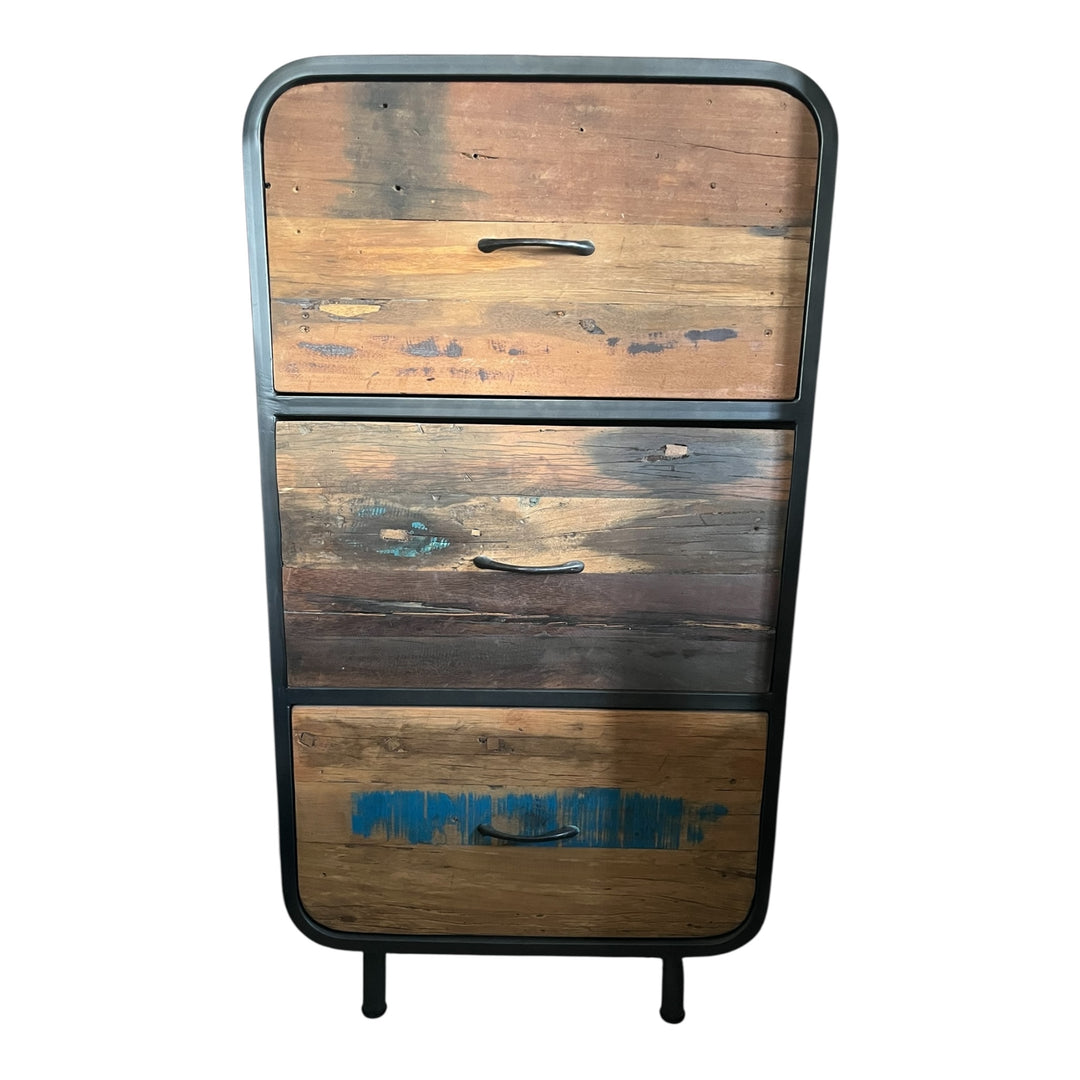 commode industrielle vintage bateau recyclé