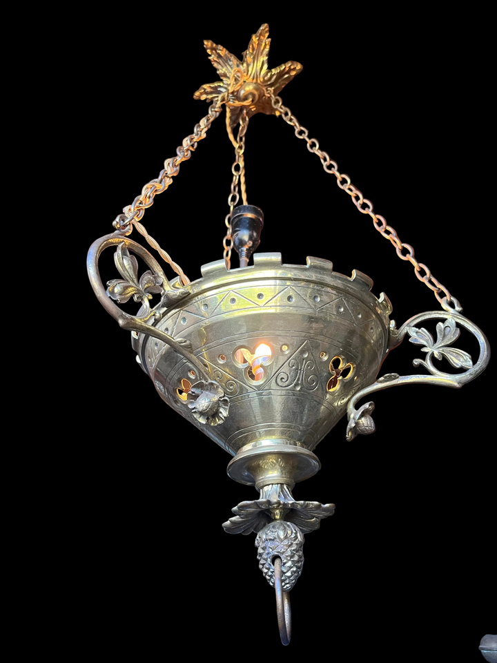 suspension bronze d’église