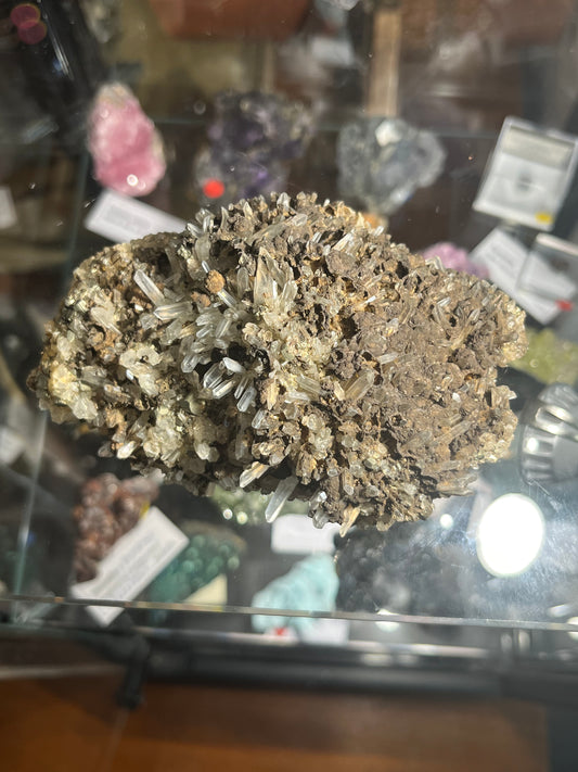Dolomite psm calcite, quartz pyrite Cavnic Roumanie DB62