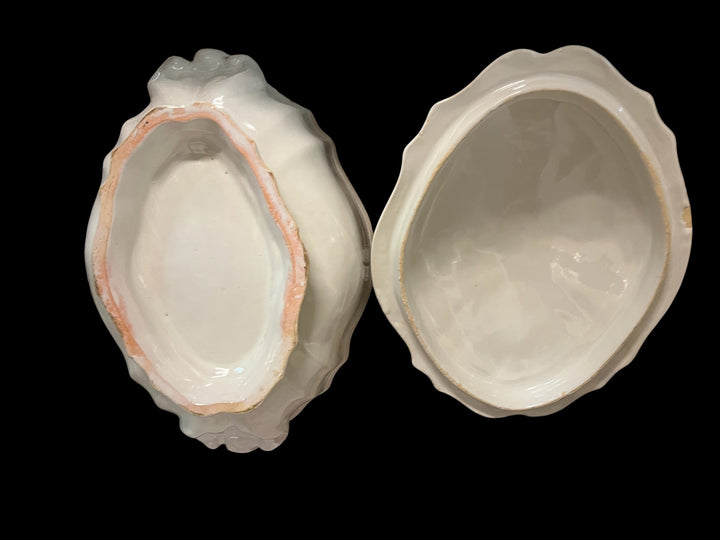 soupière blanche Moustiers XVIIIe