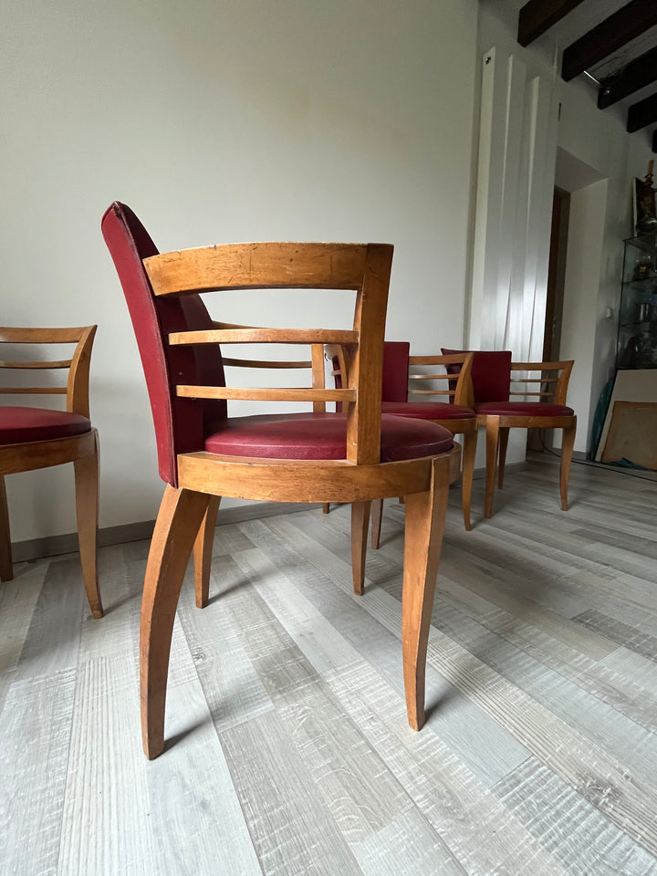 4 fauteuils paquebot art déco disponibles