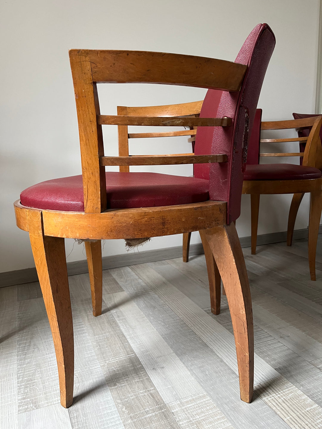 4 fauteuils paquebot art déco disponibles