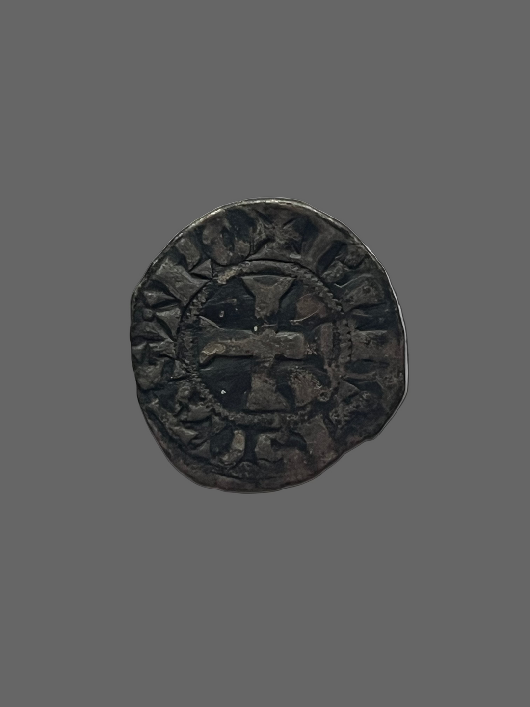 denier de Blois Gui de Châtillon grosse tête