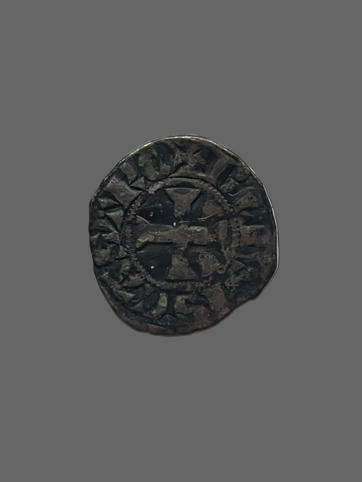 denier de Blois Gui de Châtillon grosse tête