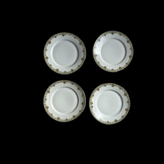 4 placas de postres Limoges Paroutaud Brothers temprano xx