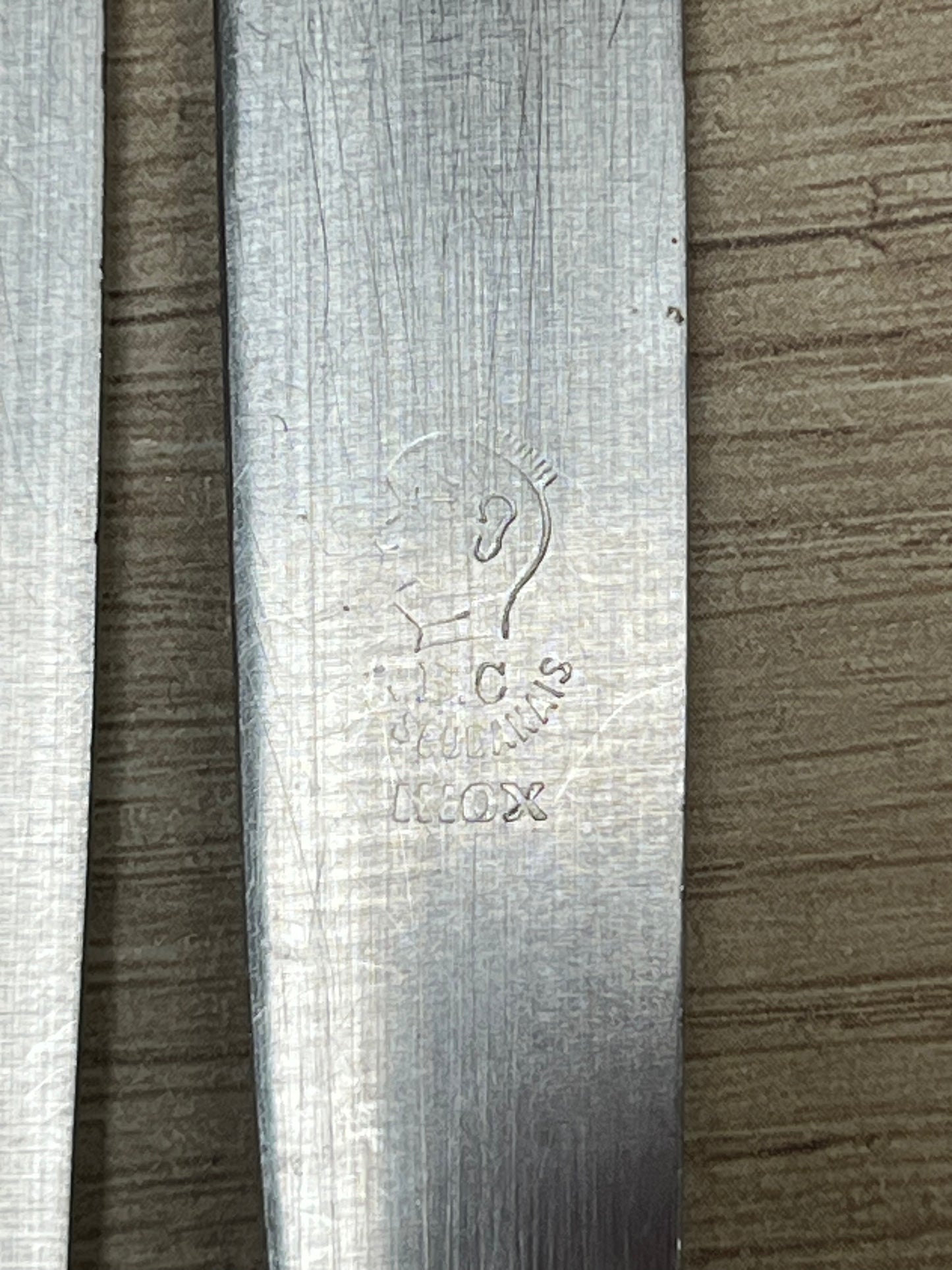 10 knives brown Bakelite handle stainless steel blade JC le sudanais