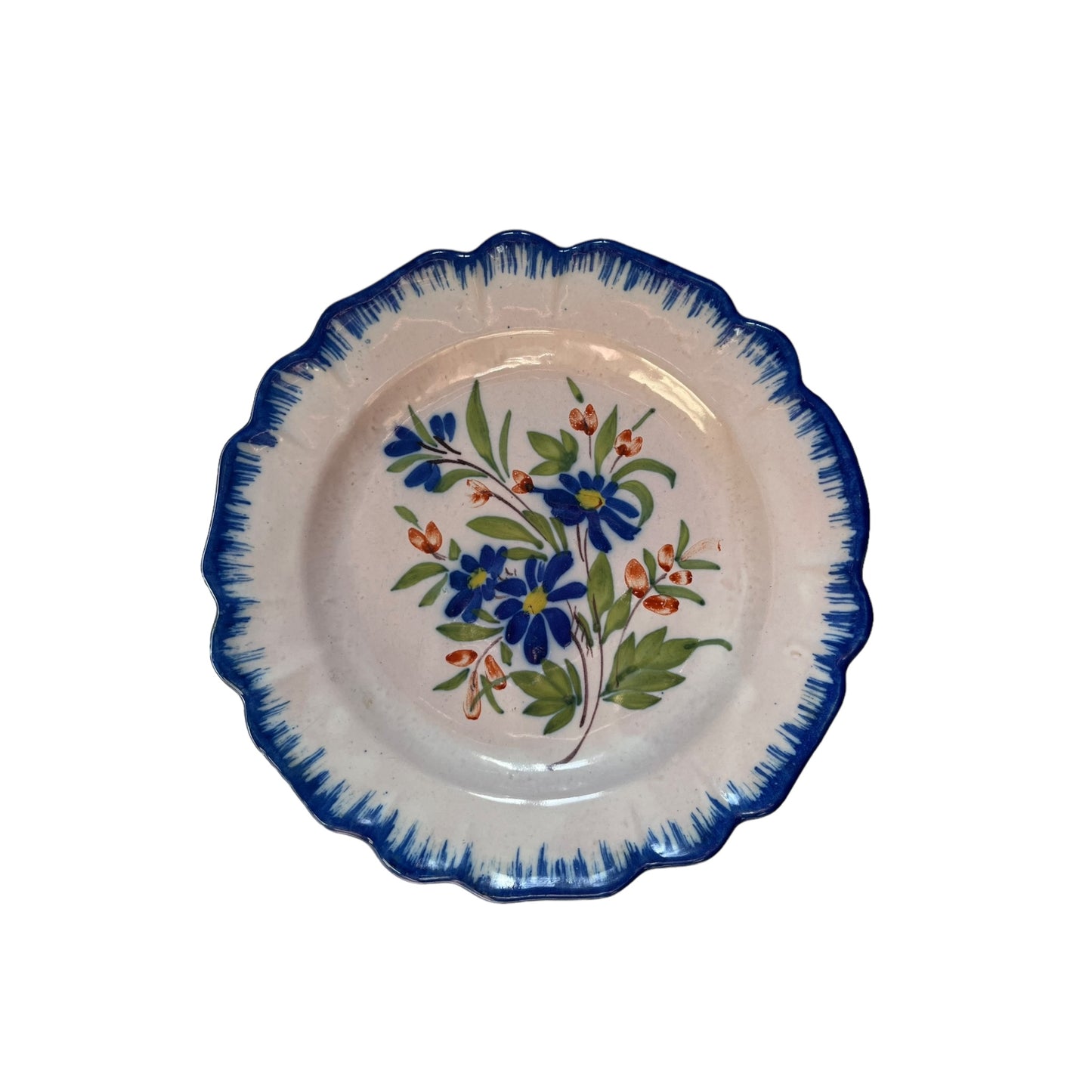 Martres Tolosznr Earthenware Plate Decoración del bouquet florido Polycrome xix