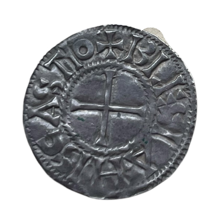 Denier argent de Blois de Thibaut le Tricheur trésor du loiret