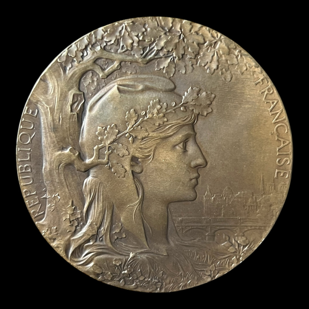Medaille bronze pour le peintre A E Guméry Exposition Universelle internationale 1900 Paris