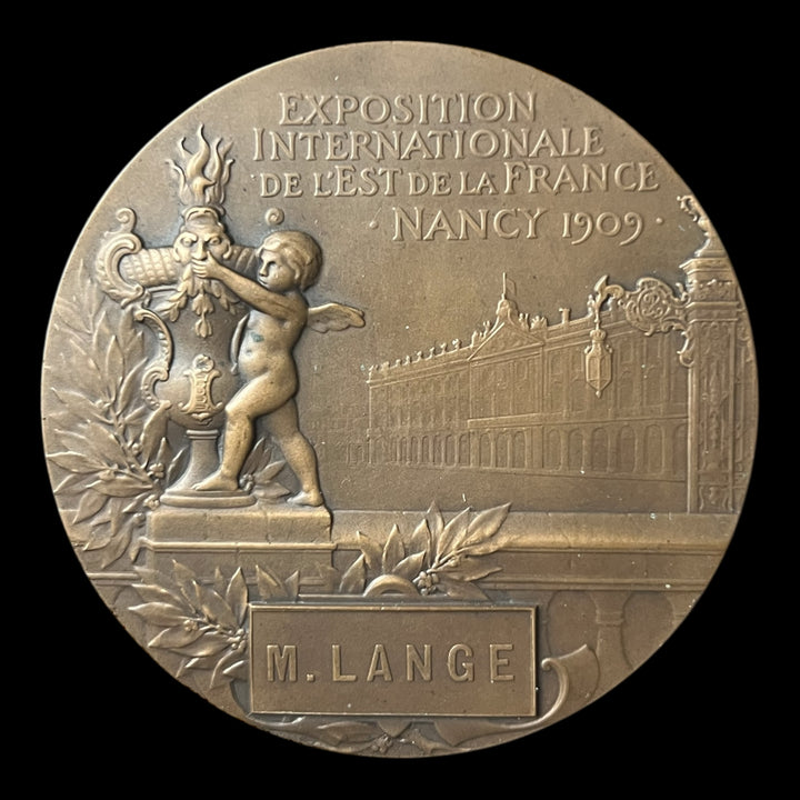 Medaille bronze Exposition internationale de l’Est Nancy 1909