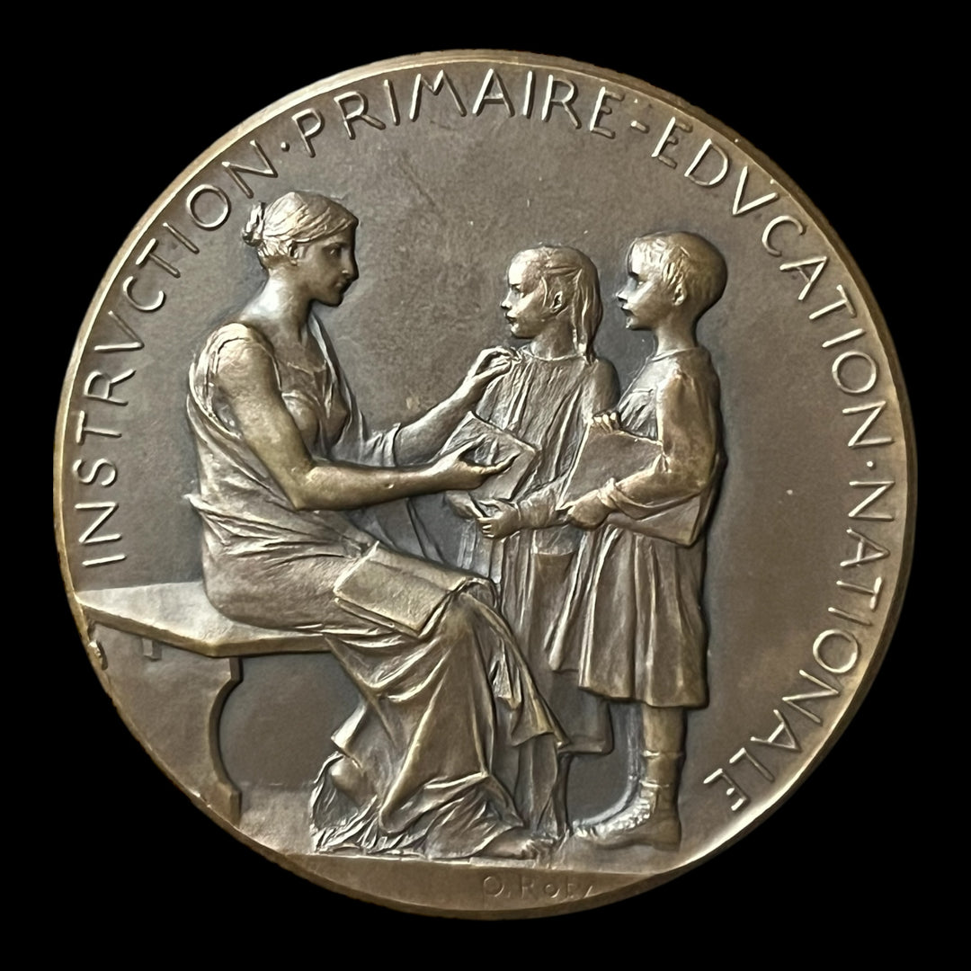 Médaille Instruction primaire 1902 par Roty