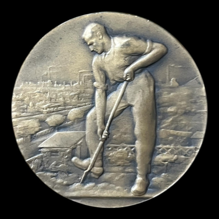 Medaille bronze art déco Societe Horticultures des Jardins Ouvriers de France