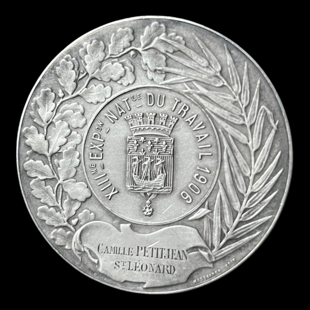 Medaille bronze argenté XIIIe exposition nationale du travail