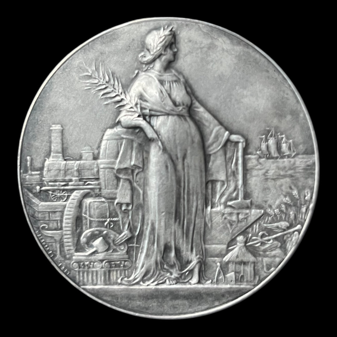 Medaille bronze argenté XIIIe exposition nationale du travail