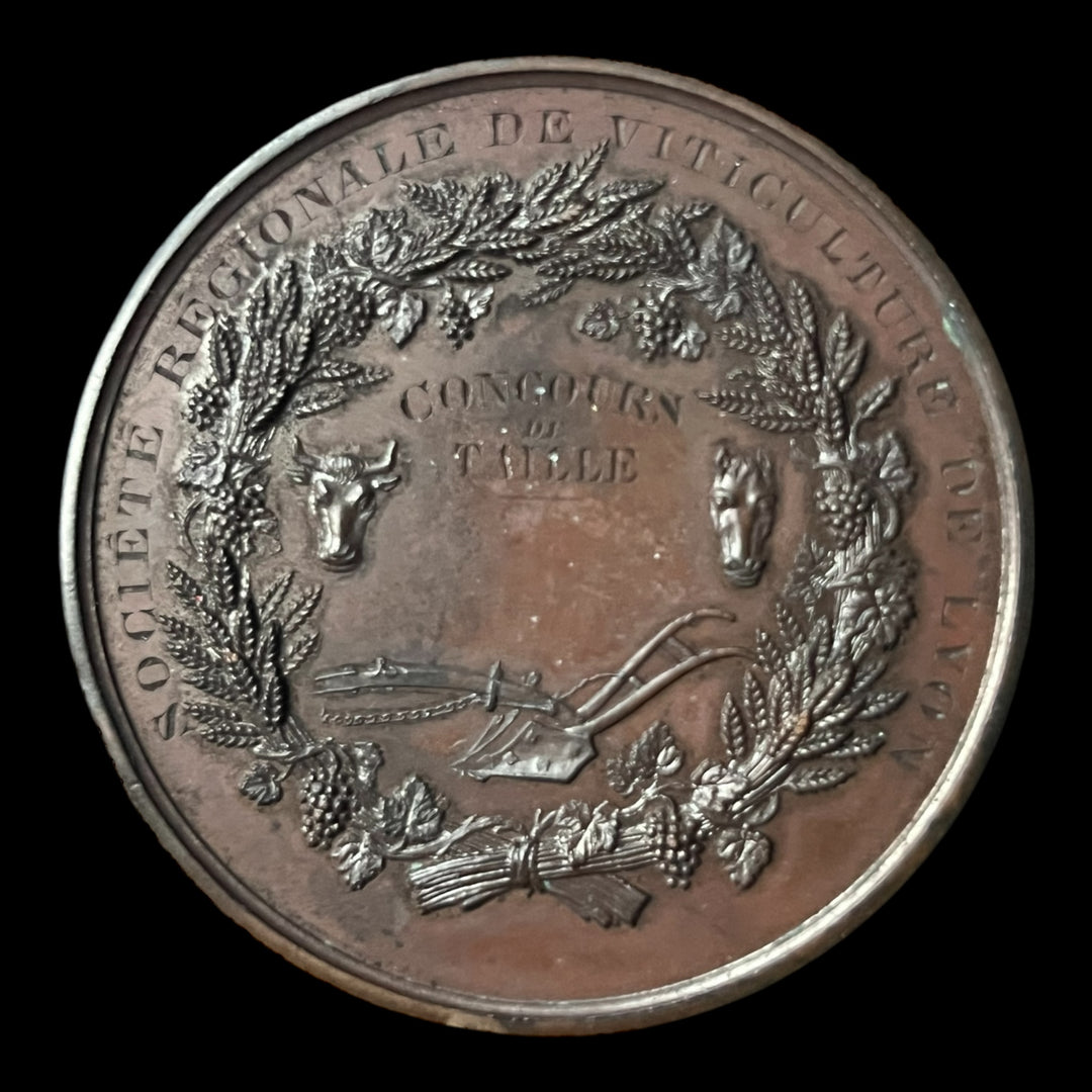 Medaille cuivre concours de taille Viticulture de Lyon