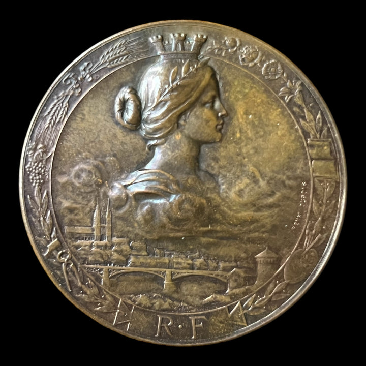 Medaille bronze Exposition Nationale Angers 1895 par Dubois