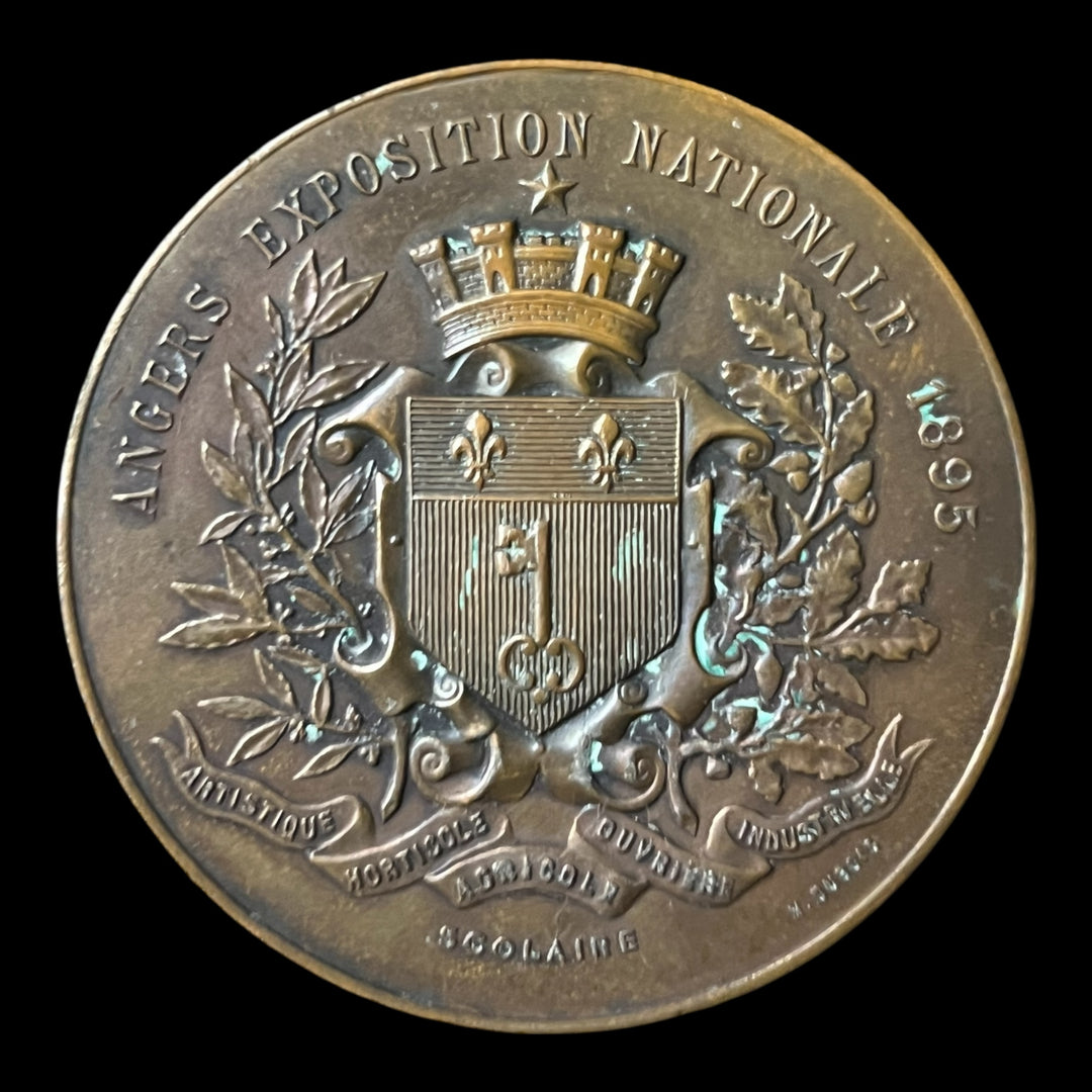 Medaille bronze Exposition Nationale Angers 1895 par Dubois