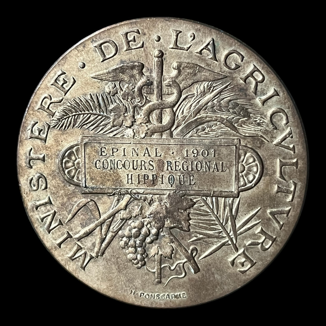Médaille bronze concours hippique d’Epinal 1901