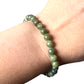 Bracelet SERPENTINE ("jade de canada") pierres boules 6 mm