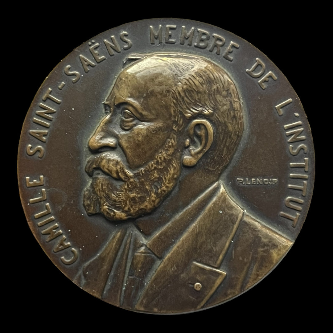 Médaille  bronze Musique centenaire de camille saint Saens 1935
