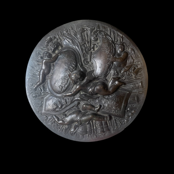 Médaillon Militaria Allégorie de la guerre époque Louis XIV prix sur demande
