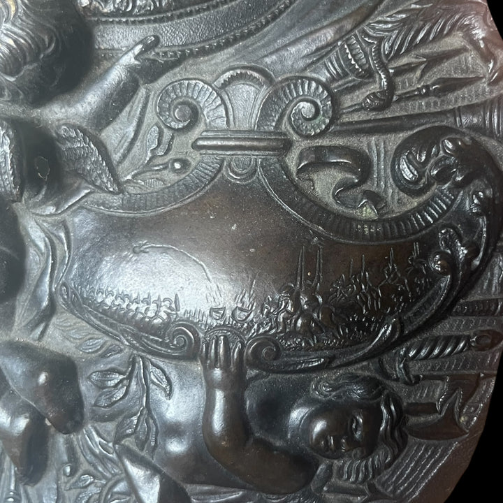 Médaillon Militaria Allégorie de la guerre époque Louis XIV prix sur demande