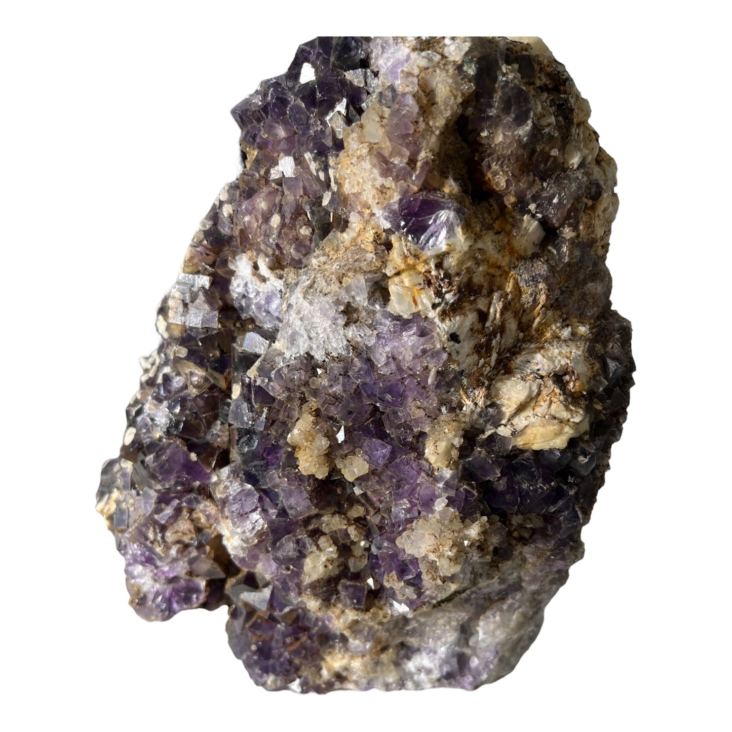 violete baryte fluolite、Quartz spain dr154