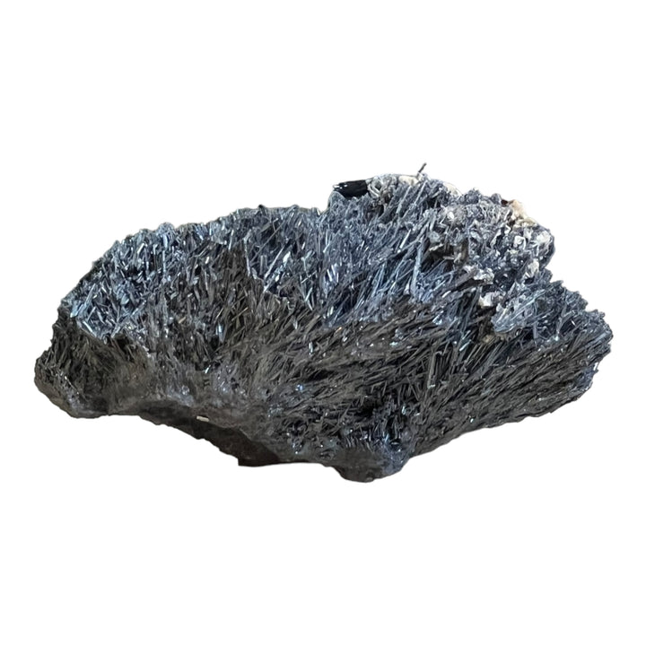 Stibnite ou stibine avec rosettes de baryte herja mine, Maramures, Roumanie DB53 1,3kg