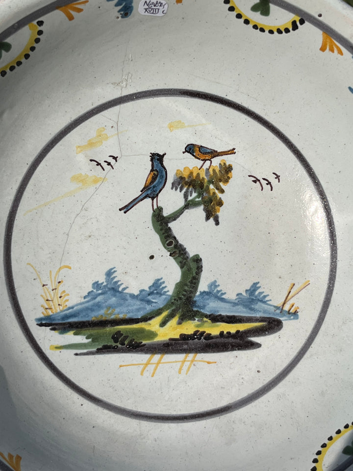 Godrony bowl bird Nevers XVIII 26 cm